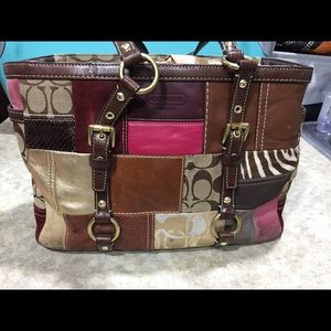 COACH 1941 Patchwork Multicolor Tote.